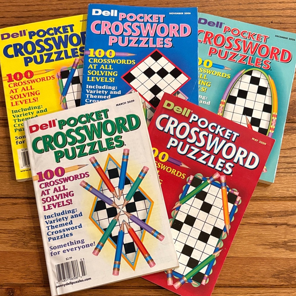 Dell Pocket Crossword puzzles